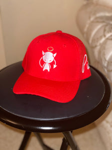 Pieux Red x white Cap