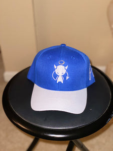 Pieux Blue x white cap