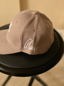 Khaki w/white Pieux cap