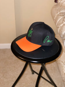 Pieux Black & orange cap