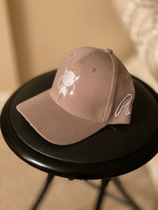 Khaki w/white Pieux cap